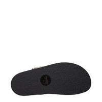 Max Mara Brown Leather Flat Sandals