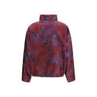 Giorgio Armani Bordeaux Polyester Full-Length Jacket