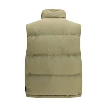 Stone Island Bicolor Polyamide Sleeveless Jacket