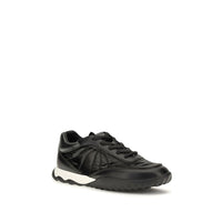 PINKO Black Fabric Low Top Sneakers