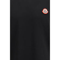 Moncler Black Cotton T-Shirt