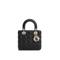 Dior Black Lamb Leather Shoulder Bag