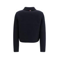 Thom Browne Blue Wool Oves Aries Full-Length Jacket