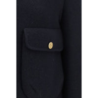 Thom Browne Blue Wool Oves Aries Full-Length Jacket