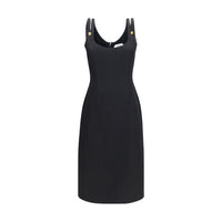 Versace Black Wool Oves Aries Casual Dress