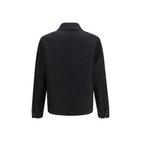 Burberry Black Wool Oves Aries Full-Length Jacket