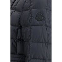 Moncler Black Polyester Full-Length Jacket