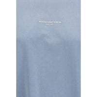 Alexander Wang Blue Cotton Long Sleeve T-Shirt