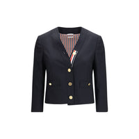 Thom Browne Blue Wool Oves Aries Jacket