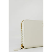 PINKO Cream Leather Wallet