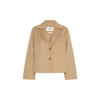 Max Mara Brown Polyamide Full-Length Jacket