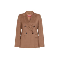 Max Mara Brown Virgin Wool Blazer