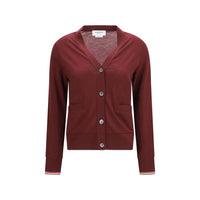 Thom Browne Bordeaux Wool Oves Aries Cardigan