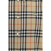 Burberry Beige Cotton Pattern Shirt