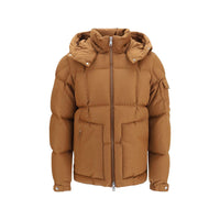 Moncler Brown Polyester Full-Length Jacket