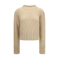 Moncler Beige Alpaca Vicugna Pacos Turtleneck