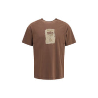 Palm Angels Brown Cotton T-Shirt