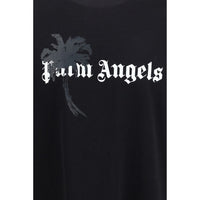 Palm Angels Black Cotton T-Shirt