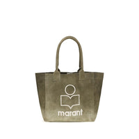 Isabel Marant Bicolor Cotton Shoulder Bag