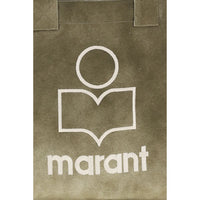 Isabel Marant Bicolor Cotton Shoulder Bag