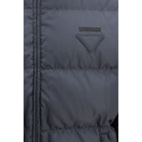 Prada Blue Polyamide Full-Length Jacket