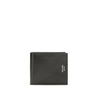Prada Black Calf Leather Bos Taurus Wallet
