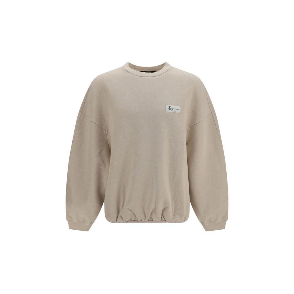 Jacquemus Beige Cotton Sweatshirt