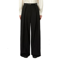 Max Mara Black Elastane Casual Pants