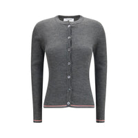 Thom Browne Gray Wool Oves Aries Cardigan