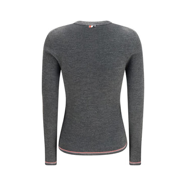 Thom Browne Gray Wool Oves Aries Cardigan