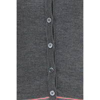 Thom Browne Gray Wool Oves Aries Cardigan