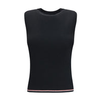 Thom Browne Black Wool Oves Aries Sleeveles T-Shirt