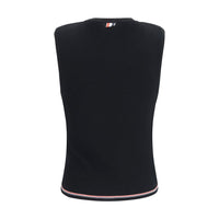 Thom Browne Black Wool Oves Aries Sleeveles T-Shirt