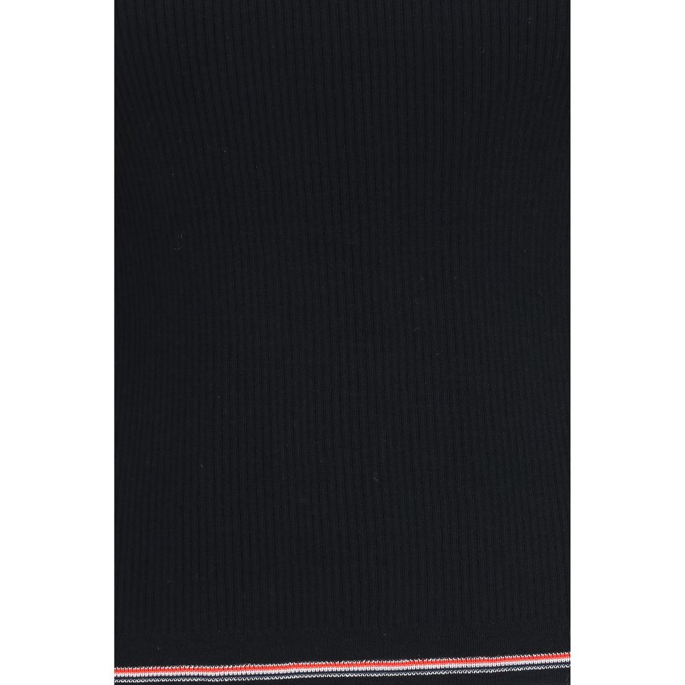 Thom Browne Black Wool Oves Aries Sleeveles T-Shirt