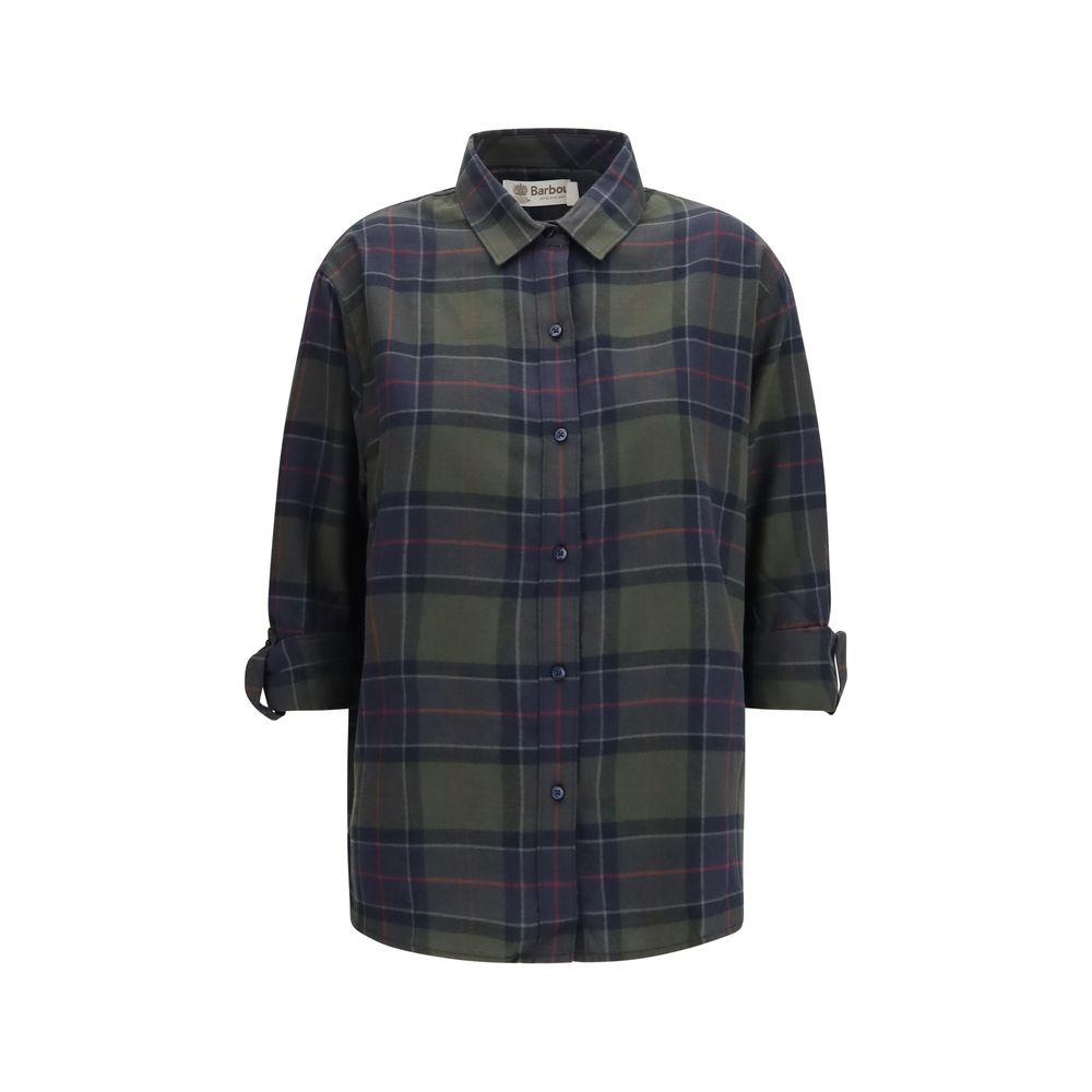 Barbour Brown Cotton Shirt