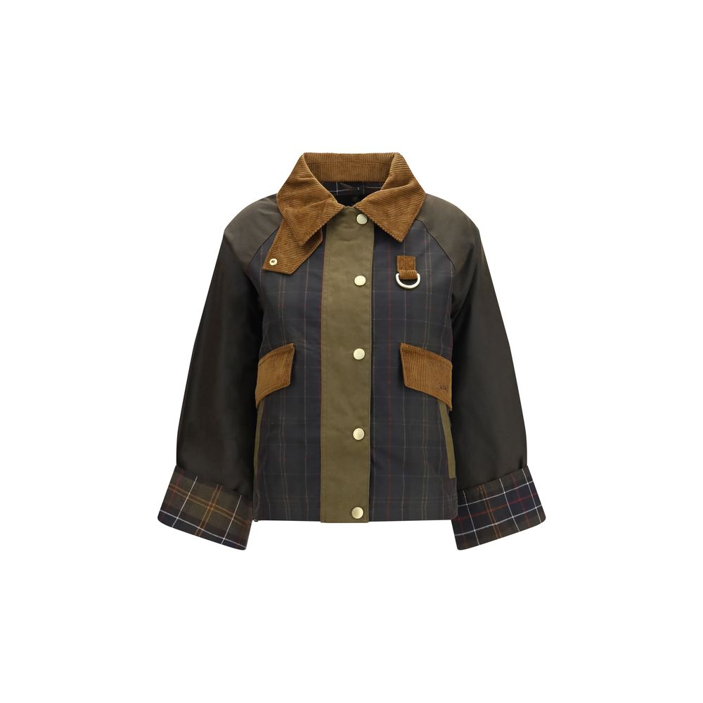 Barbour Brown Cotton Shell Jacket