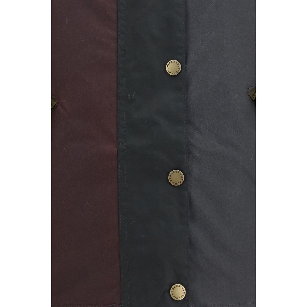 Barbour Blue Cotton Full-Length Jacket