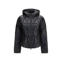 Moose Knuckles Black Goose Down Full-Length Jacket