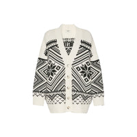 Max Mara White Virgin Wool Cardigan