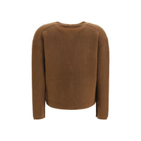 Max Mara Brown Wool Oves Aries Cardigan