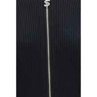 Max Mara Black Wool Oves Aries Cardigan