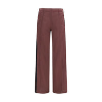 Courrèges Bordeaux Polyester Joggers (Workout Pants)