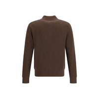 Burberry Brown Wool Oves Aries Dress Shirt