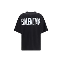 Balenciaga Black Cotton T-Shirt