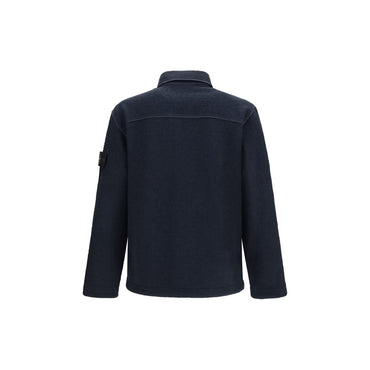 Stone Island Blue Polyamide Shirt