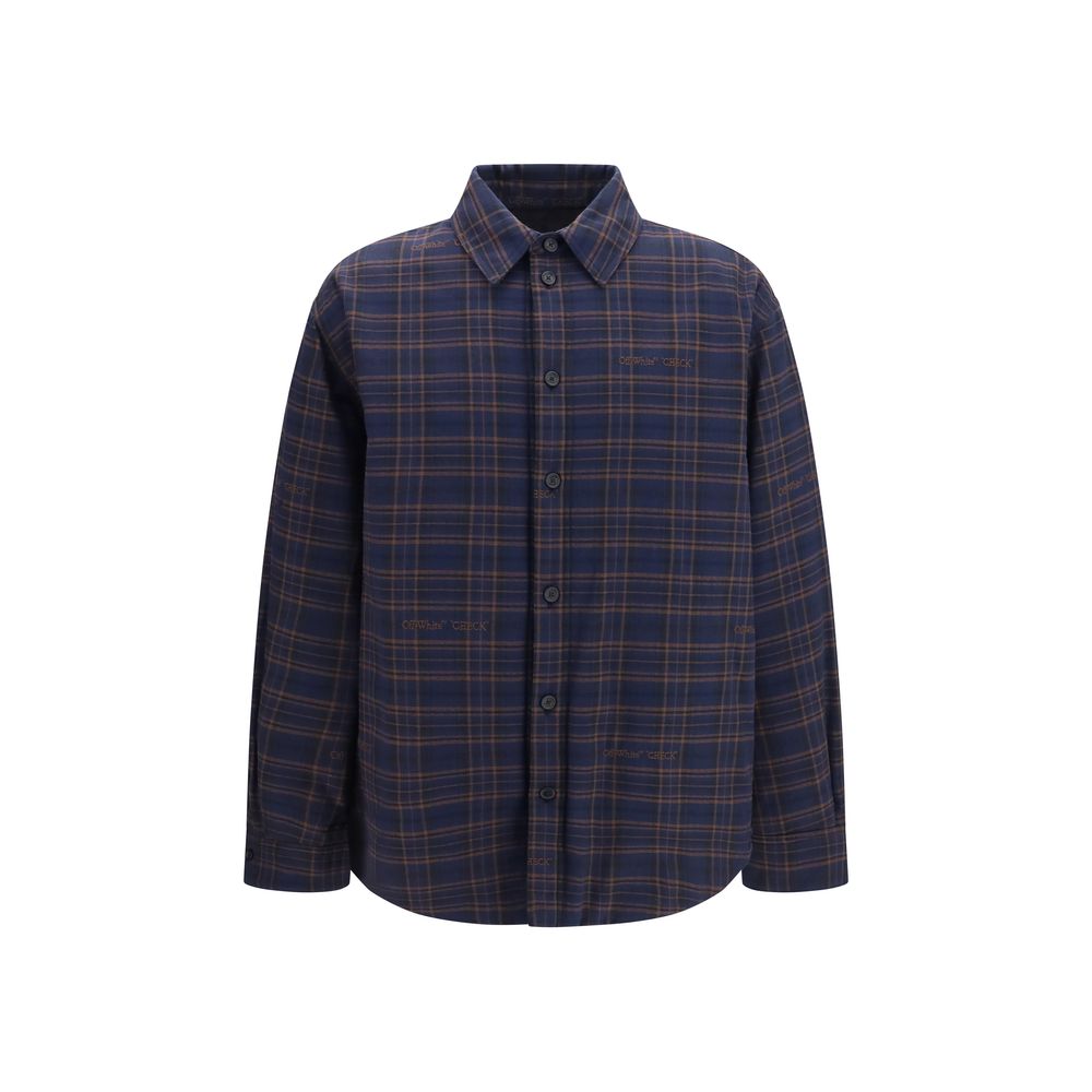 Off-White Blue Cotton Shirt