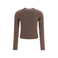 Jacquemus Brown Cotton Long Sleeve T-Shirt