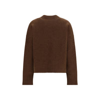 Ami Paris Brown Alpaca Vicugna Pacos Sweatshirt