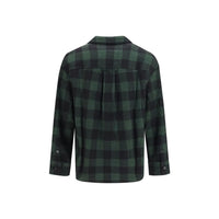 Ami Paris Bicolor Wool Oves Aries Pattern Shirt