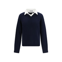 Balenciaga Blue Cotton Sweatshirt